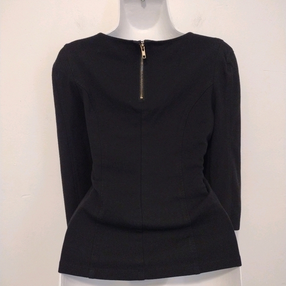 Forever 21 - Black 3 Quarter Sleeves Blouse - Picture 7 of 13